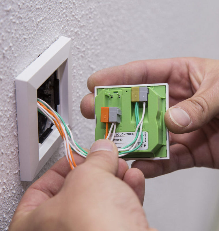 Loxone Touch tree bedrading